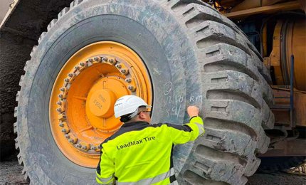 LoadMax GOTR tire 46/90R57 worked 148000km 